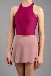 Leia Chiffon Skirt in Dusty Pink