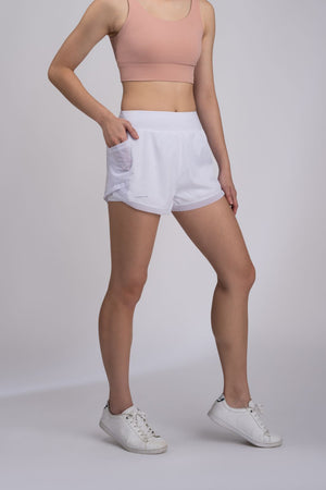 Glide Shorts in White